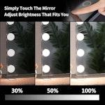 Hollywood Vanity Mirror-LED Bulbs & Touch Control alternate 3