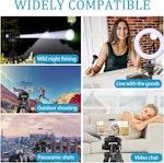 Pro Portable Tripod with Phone Mount, Blue alternate 5