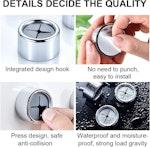 3-Pack Self-Adhesive Round Towel Hooks alternate 4