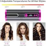 Portable Wireless Hair Curler with LED Display alternate 5