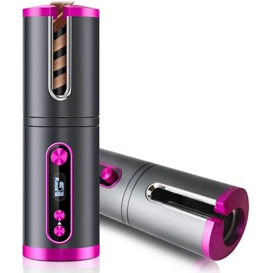 Portable Wireless Hair Curler with LED Display cover