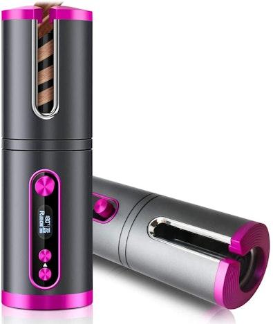 Portable Wireless Hair Curler with LED Display cover