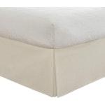 Queen Bed Skirt Ivory - 36 cm Drop Pleated