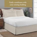 Queen Bed Skirt Ivory - 36 cm Drop Pleated alternate 3