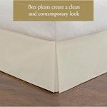Queen Bed Skirt Ivory - 36 cm Drop Pleated alternate 4