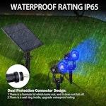 Outdoor Solar LED Spotlights, 2-in-1, IP65 alternate 3