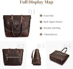 Women's Genuine Leather Large Tote & Shoulder Bag alternate 5