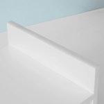 White Monitor Stand with 2 Drawers alternate 7