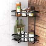 2-Pack Aluminum Corner Shower Caddy with Adhesive alternate 5