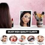 Travel Makeup Mirror 10X with LED Lights & USB alternate 2