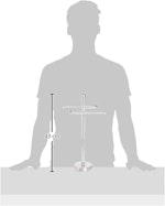 Brushed Metal Bathroom Towel Holder alternate 3