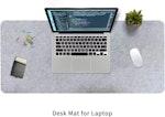Extra Large Grey Felt Wool Desk Mat alternate 2