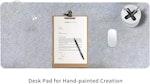 Extra Large Grey Felt Wool Desk Mat alternate 3