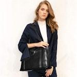 Vintage Genuine Leather Women's Tote Bag alternate 1