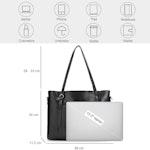 Vintage Genuine Leather Women's Tote Bag alternate 2