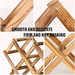 Wood Wine Rack for 10 Bottles - Brown alternate 4