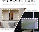 LED Vanity Makeup Mirror with Lights, 91x62cm alternate 5