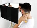 3-Way DIY Haircut Mirror - Adjustable & Portable alternate 2