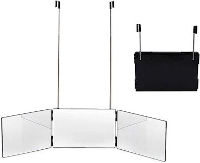 3-Way DIY Haircut Mirror - Adjustable & Portable cover