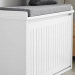 Hallway Shoe Bench with Cushion & Storage alternate 5