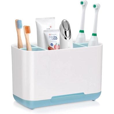 Kids' Toothbrush Holder with Drainage Cup cover