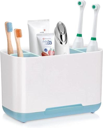 Kids' Toothbrush Holder with Drainage Cup cover