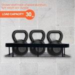2-Pack Shower Caddy with 4 Hooks, Rustproof alternate 2