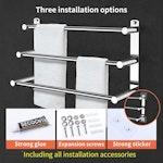 Adjustable Triple Towel Bar alternate 4