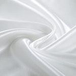 White Silky Satin Queen Quilt Cover Set, 1800TC alternate 3