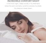 White Silky Satin Queen Quilt Cover Set, 1800TC alternate 4