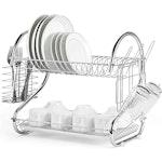 2 Tier Chrome Dish Rack
