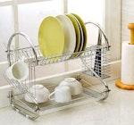 2 Tier Chrome Dish Rack alternate 6