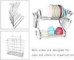 2 Tier Chrome Dish Rack alternate 2