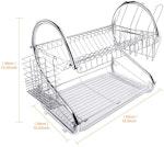 2 Tier Chrome Dish Rack alternate 3