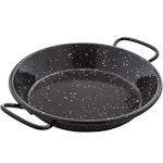 Mini Black Alloy Steel Paella Pan, 15 cm alternate 1