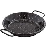 Mini Black Alloy Steel Paella Pan, 15 cm alternate 2