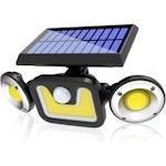 Adjustable Triple-Head Solar Lights for Outdoor