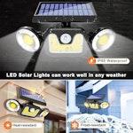 Adjustable Triple-Head Solar Lights for Outdoor alternate 3