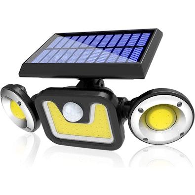 Adjustable Triple-Head Solar Lights for Outdoor cover