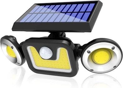 Adjustable Triple-Head Solar Lights for Outdoor cover