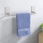 40cm Silver Brushed Towel Bar Rail alternate 1