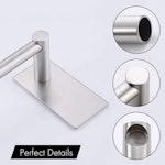 40cm Silver Brushed Towel Bar Rail alternate 2