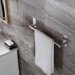 40cm Silver Brushed Towel Bar Rail alternate 4