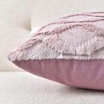 Boho Throw Pillow Covers 45x45cm - Pink, 2 Pack alternate 1