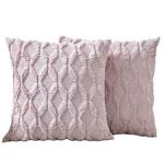 Boho Throw Pillow Covers 45x45cm - Pink, 2 Pack alternate 7