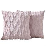 Boho Throw Pillow Covers 45x45cm - Pink, 2 Pack alternate 8