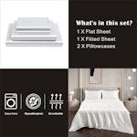 Queen Size Satin 4pc Sheet Set, 2000TC Deep Pocket alternate 4