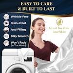 Queen Size Satin 4pc Sheet Set, 2000TC Deep Pocket alternate 6