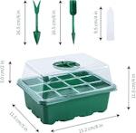 10-Pack Seed Starter Tray Kits with Dome & Base alternate 1