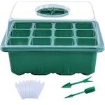 10-Pack Seed Starter Tray Kits with Dome & Base alternate 7